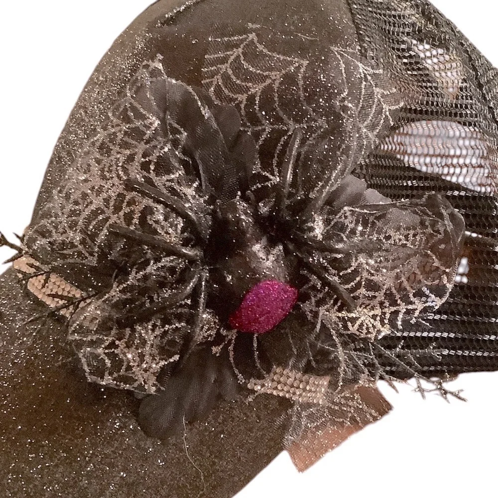 Spooky Spider Halloween Baseball Hat